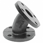 Hochdruckrohrleitungs-Arbeiten flanschen Fittings-duktiles Eisen eine 45 Grad-Winkelverschraubung