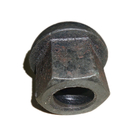 Schwarze Baugerüst-Zusatz-kugelförmige Sechskantmutter-Hutmutter für Felsen-Bolzen-System