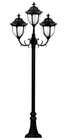 Dekoratives modernes Art-Roheisen-helles Pole-direktes eingebettetes Grund angebracht