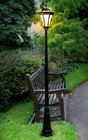 Klassische Westart-Roheisen-helle Pole-malende Oberflächenbehandlung für Garten