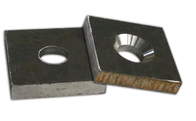 Gewölbter Anker-Platten-Quadrat-Betonanker überzieht für Faden-Stahlstangen-System