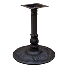 Höhe schwarze dekorative der Eisen-Teil-Tabellen-Basis-feste Roheisen-Tischbein-720mm