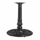 Höhe schwarze dekorative der Eisen-Teil-Tabellen-Basis-feste Roheisen-Tischbein-720mm