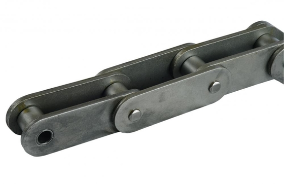 Alloy Long Pitch Transmission Roller Chain / Cranked Link Chain Oil Resistant Polishing