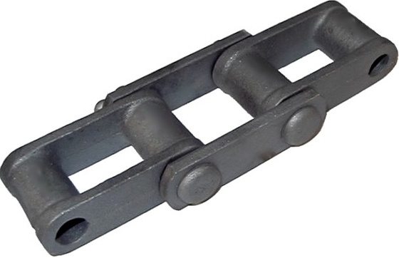 Alloy Long Pitch Transmission Roller Chain / Cranked Link Chain Oil Resistant Polishing